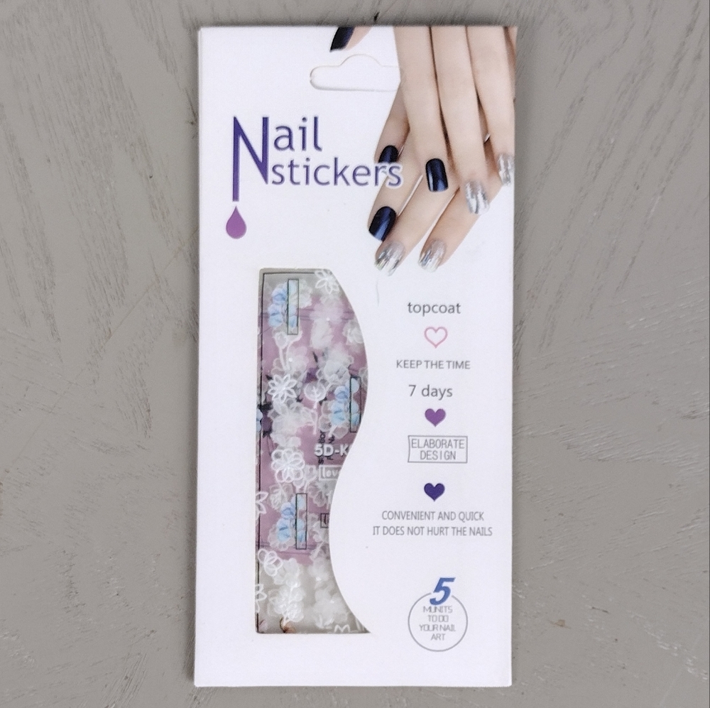 Floral Flowers Nail Art